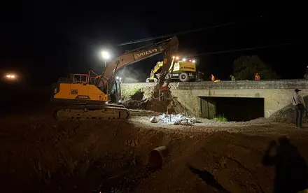 stroj u akciji